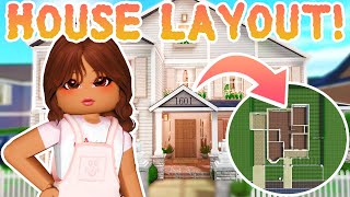 🏠How to BUILD my BLOXBURG HOUSE LAYOUT  TOUR📸 [upl. by Erdried392]