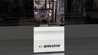 SAVOYE 1D PACKAGING AUTOMATION MACHINE AT LTT2024 ltt2024 robotics automation [upl. by Nnaegroeg185]