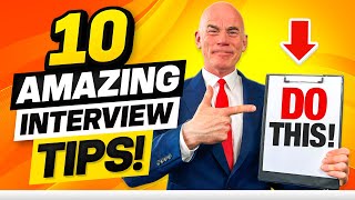 10 AMAZING Job Interview TIPS How to Make a Great Impression at EVERY JOB INTERVIEW [upl. by Trawets]