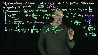 The Solution to the Brachistochrone Problem [upl. by Notsehc]