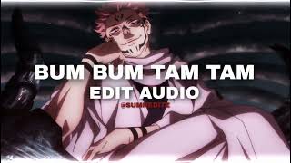 Bum Bum Tam Tam  MC Fioti edit audio [upl. by Eerased671]