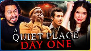 A QUIET PLACE DAY ONE Movie Reaction  First Time Watch  Lupita Nyongo  Joseph Quinn [upl. by Jehoash983]