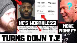 Aljamain Sterling Is Delusional amp PPV Poison To The UFC He Declines Dillashaw Until He Is Paid More [upl. by Haonam899]