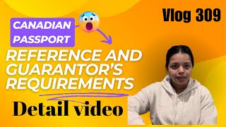 Canadian passport’s references and Guarantors requirements who they can be Detail videocanadapr [upl. by Arita]