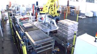 Robot Palletizer with multiple pick gripper [upl. by Knoll]