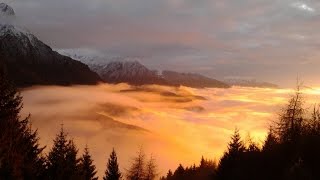 La Val Camonica dalla Zumella di Paspardo BS  Timelapse 1080p [upl. by Januisz]