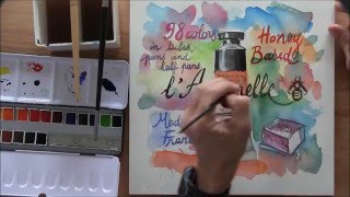 Experience quotLAquarellequot ExtraFine Sennelier Watercolor [upl. by Hanson]