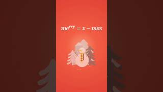 Merry Christmas equation [upl. by Eelsnia]