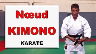 Karate  Comment faire son nœud de ceinture KarateBlognet [upl. by Garbe]