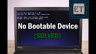 How to Fix Media Test Failure Check cable No Bootable Device Boot Device Not Found [upl. by Edas666]