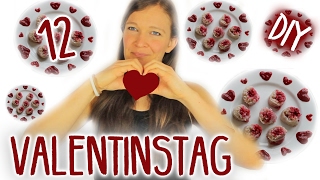 12 DIY GESCHENKIDEEN zum Valentinstag ❤ 2  Süßes Sushi Herzpizza Herzgirlande [upl. by Wystand755]