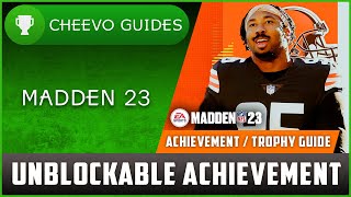 MADDEN NFL 23  Unblockable  Achievement  Trophy Guide XboxPS [upl. by Ahseyd]