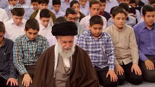 shia congregational prayer in iran  prayer by ayatollah seyyed ali khamenei  shiite  syiah solat [upl. by Yajeet]