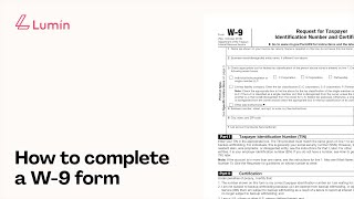 How to fill out and complete tax form W9  Tax 2024 [upl. by Azer608]