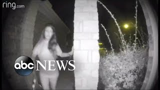 Police search for woman caught on camera ringing doorbell [upl. by Justus]