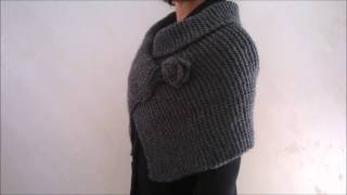 COPRISPALLE maglia rasata  knitting shrugs [upl. by Serg]