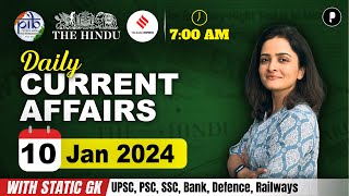 10 January Current Affairs 2024  Daily Current Affairs  Current Affairs Today [upl. by Marybeth]