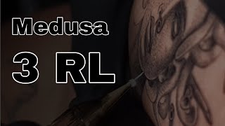 Stippling tattoo real time  stippling tattoo technique how to tattoo stipple shading 3RL 😎😍 [upl. by Cariotta13]