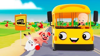 As rodas do ônibus de animais  Baby Baby Sim Cuquin 🍭  aprendizagem divertida  Cleo amp Cuquín [upl. by Lartnom]