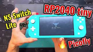 Nintendo Switch Lite RP2040 tiny Mod Umbau hwfly picofly cfw homebrew jailbreak [upl. by Jeminah]