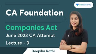 Doctrine of Constructive notice and indoor management  Lecture 9  Companies Act  CA foundation [upl. by Esinev]