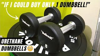 🤩 Bullrock Fitness Urethane Dumbbell Set Review  Best Dumbbell To Buy in India Urethane Vs Rubber❓ [upl. by Meldon]