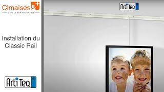 Comment suspendre un tableau facilement  Cimaise Classic Artiteq [upl. by Stockmon289]