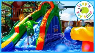 BLAST ZONE HYDRO RUSH Fun Family Outdoors Pretend Play with WATER [upl. by Edin]