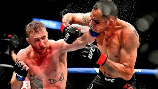 Justin Gaethje vs Tony Ferguson  All Significant Strikes [upl. by Boeke497]