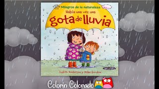 Había una vez una gota de lluvia cuento infantil ciclo del agua SEP aprende en casa [upl. by Ameehsat483]