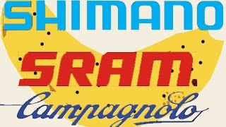 Сравнение SHIMANO против SRAM против CAMPAGNOLO [upl. by Reppep536]