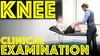 Knee Examination  How to perform a KNEE EXAM for Orthopaedic Clinical Skills OSCE  Dr James Gill [upl. by Eceela]