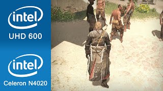 Assassins Creed 4 Black Flag Gameplay Intel UHD 600  Intel Celeron N4020 [upl. by Eniledam]