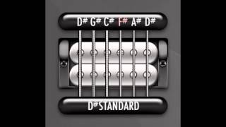 Perfect Guitar Tuner D  Eb Standard  Half Step Down  D G C F A D [upl. by Siloum956]