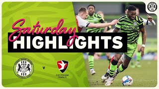 Highlights Cheltenham Town 21 Forest Green [upl. by Lyrred]