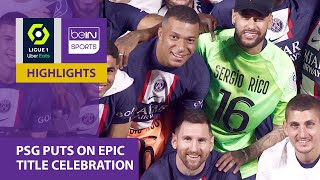 PSG puts on epic title party  Ligue 1 2223 Moments [upl. by Attaynek923]