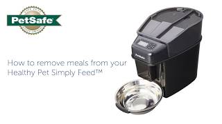 How To Remove Scheduled Meals  PetSafe® Healthy Pet Simply Feed™ [upl. by Arden490]