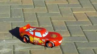 Cars Toys LIGHTNING McQUEEN Toy Racing Stories [upl. by Orlando102]