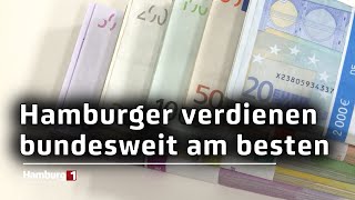 Hamburgerinnen und Hamburger verdienen bundesweit am besten [upl. by Esbenshade]