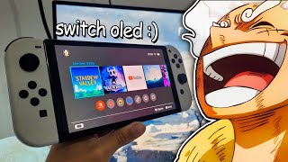 comprei um Nintendo Switch OLED em 2024 [upl. by Pfeifer]