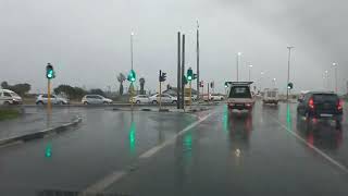 Kalk Bay Harbour to the M4 Bergvliet during a weather front in Cape Town [upl. by Ojoj]