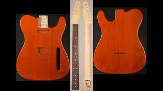 Telecaster Warmoth and Tonerider Pickups  Building Story [upl. by Esilegna324]