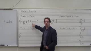 Dr B Music Theory Lesson 10 Diatonic Chords and Roman Numeral Analysis [upl. by Nnaihs]