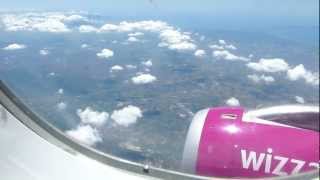 Zbor de la Bucuresti la Napoli Airbus A320 WizzAir iunie 2012 [upl. by Nnyled]