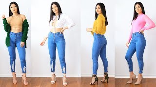 Como Combinar Un Pantalon 👖 6 Outfits Casuales Con Jeans 🦄 Bessy Dressy [upl. by Riba]