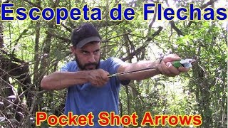 como fazer um mini estilingue de flechas bodoque slingbow atiradeira [upl. by Eixel]