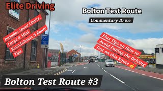 Real Bolton Test Route  Driving Test Tips on How to Avoid Failing on this Route  Speed Limit Hints [upl. by Arick125]