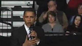 Obama Thrills Minneapolis Basketball Arena Crowd [upl. by Niawtna]