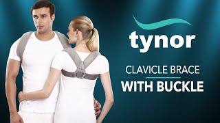 How to wear Tynor Clavicle Brace with buckle for immobilizationampstability of fractured clavicle [upl. by Eam798]