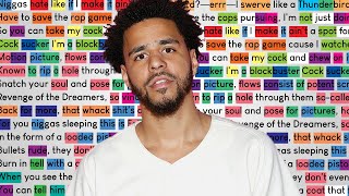 J Cole  Folgers Crystals  Rhymes Highlighted [upl. by Ahsaz867]